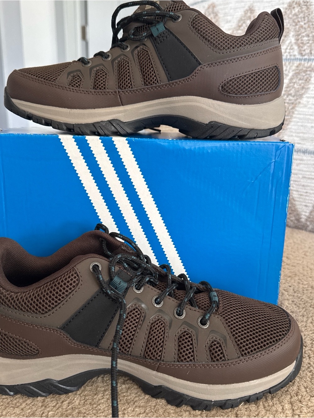 Columbia Brown and Black Athletic Trail Shoes